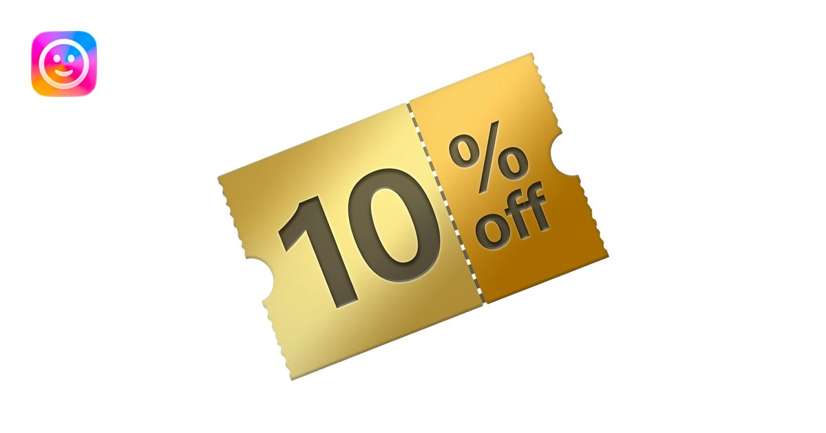 10% off coupon emoji | AI Emoji Generator