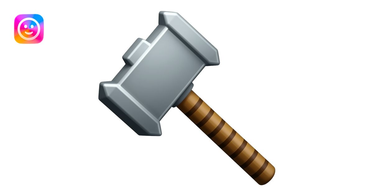 a mace from minecraft the weapon mace emoji | AI Emoji Generator