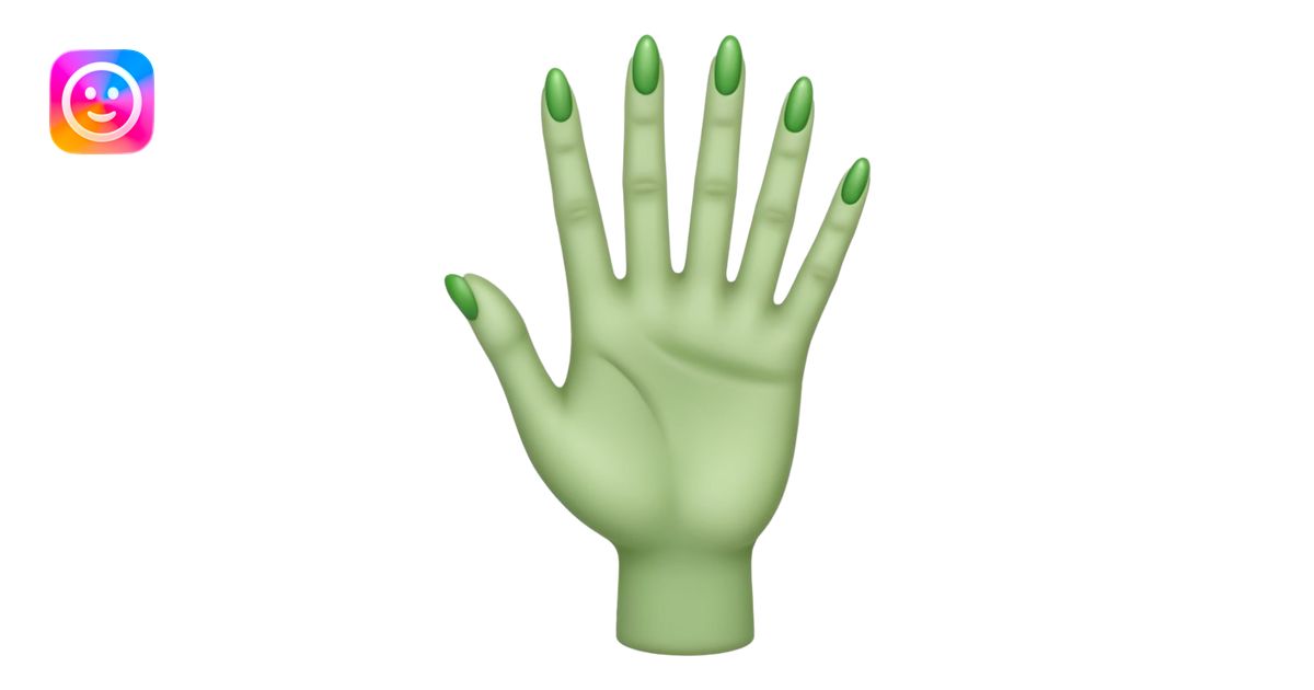create green hand like emoji | AI Emoji Generator