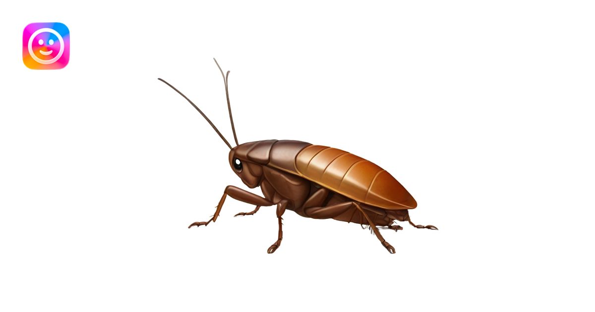 COCKROACH WAVING GOODBYE emoji | AI Emoji Generator