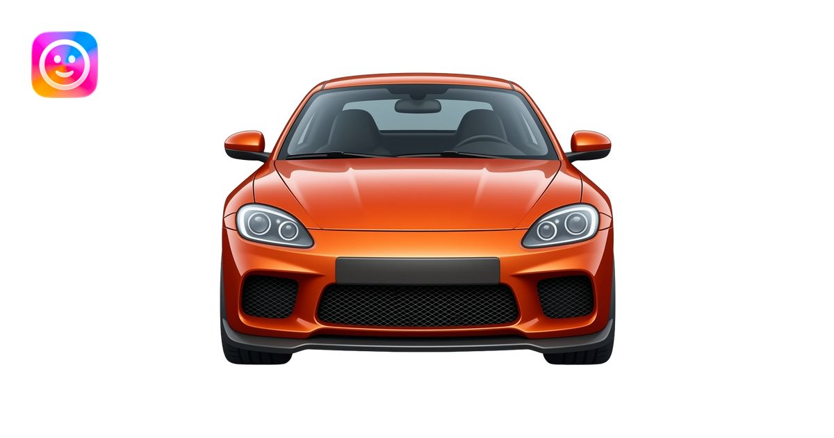 sports car emoji | AI Emoji Generator