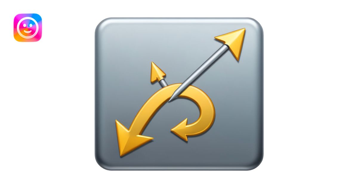 mach mir einen vireck emoji mit einem pfeil runter und einem pfeil rauf ...