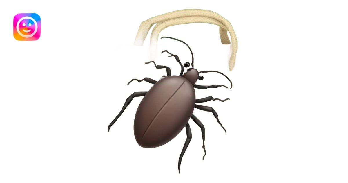 A tick insect in a bag emoji | AI Emoji Generator