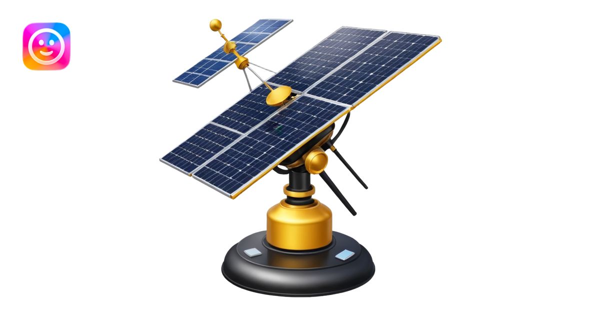 GPS-satellite system emoji | AI Emoji Generator