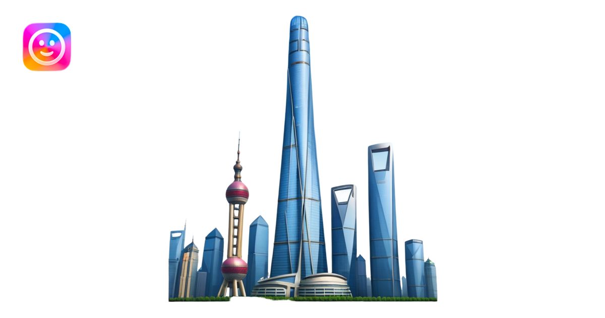 Shanghai Tower emoji | AI Emoji Generator