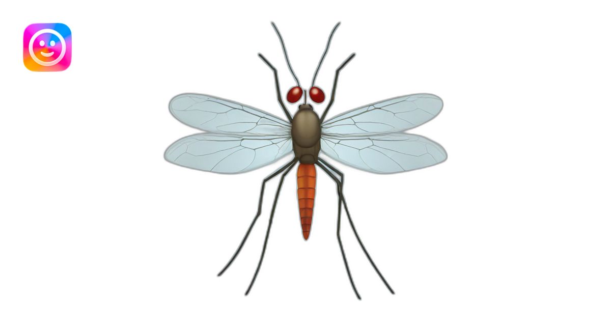Mosquito with K-way emoji | AI Emoji Generator