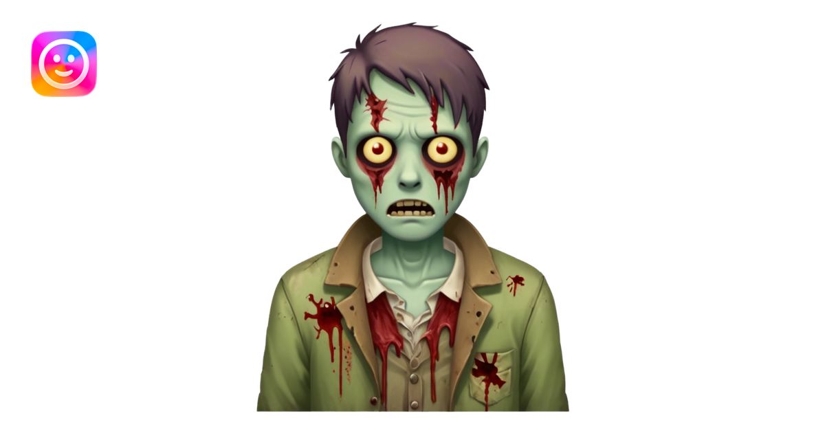 guy zombie emoji | AI Emoji Generator