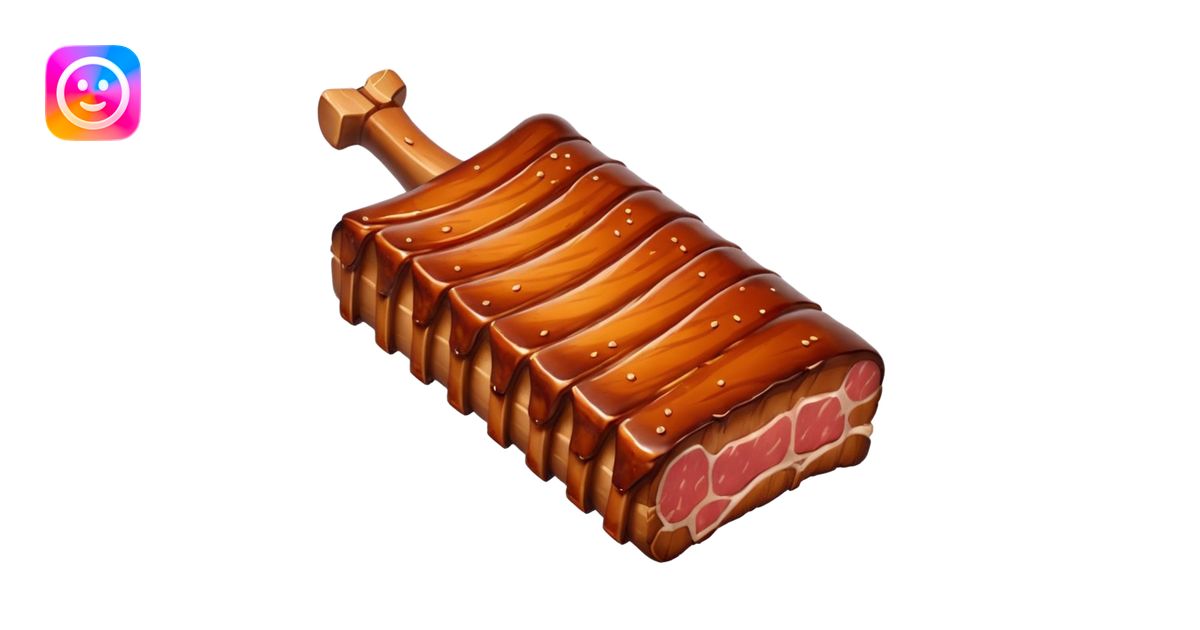 Pork ribs emoji emoji | AI Emoji Generator