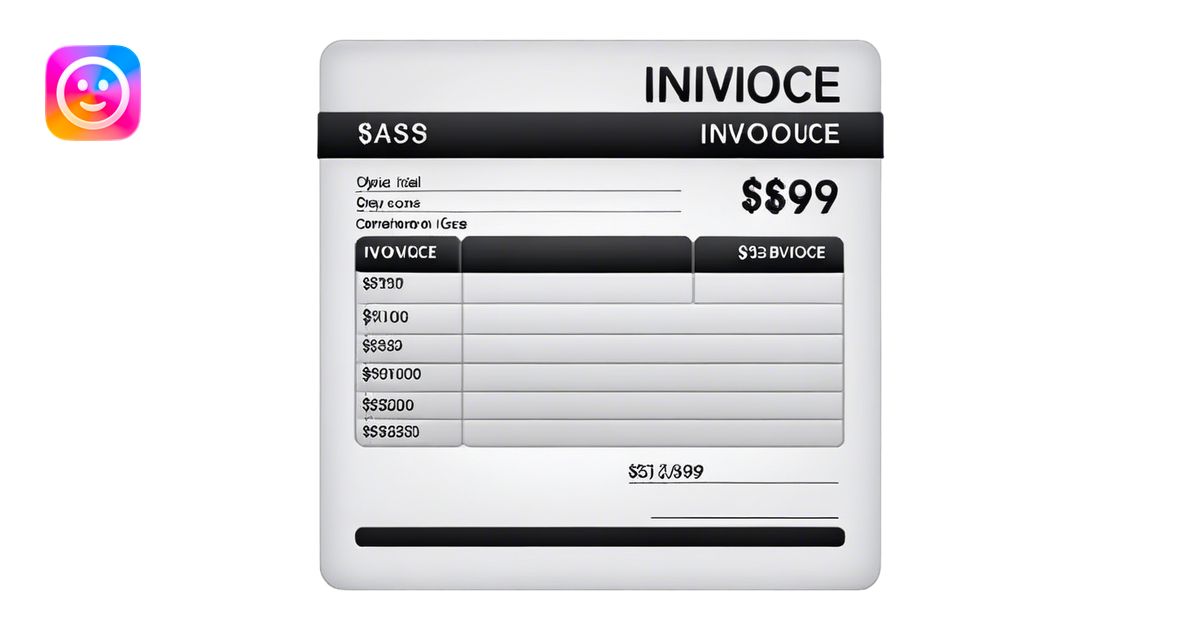 $9 invoice emoji | AI Emoji Generator
