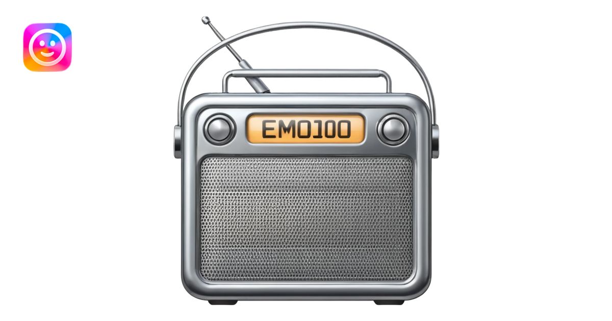 radio emoji | AI Emoji Generator