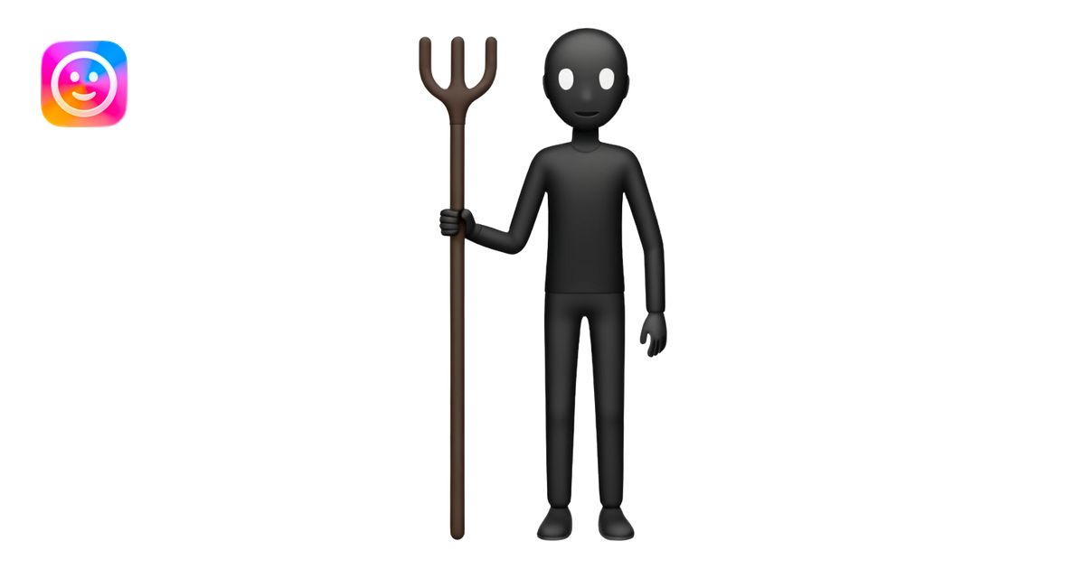 create a stick figure body standing still emoji | AI Emoji Generator