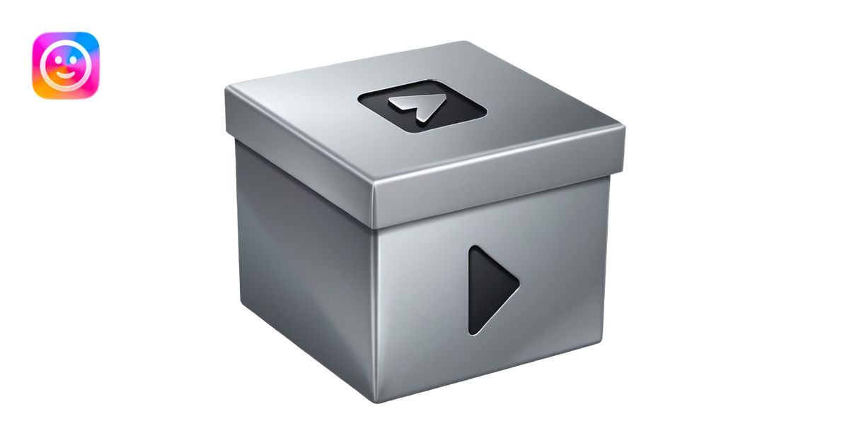 play button inside an empty box emoji | AI Emoji Generator
