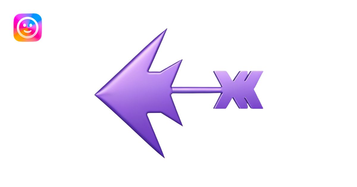 seta para direita roxa emoji | AI Emoji Generator