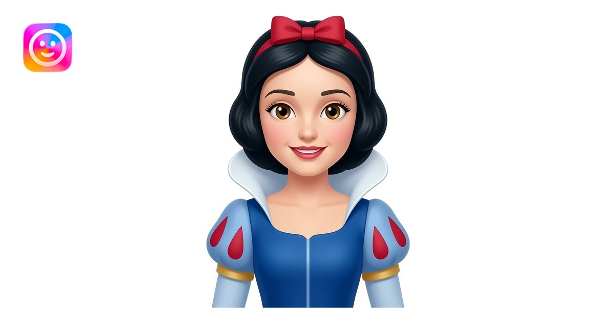 Black (dark brown) hair design resembles Snow White, her dress is a ...