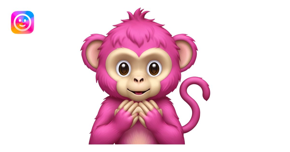 Moñito rosa emoji | AI Emoji Generator
