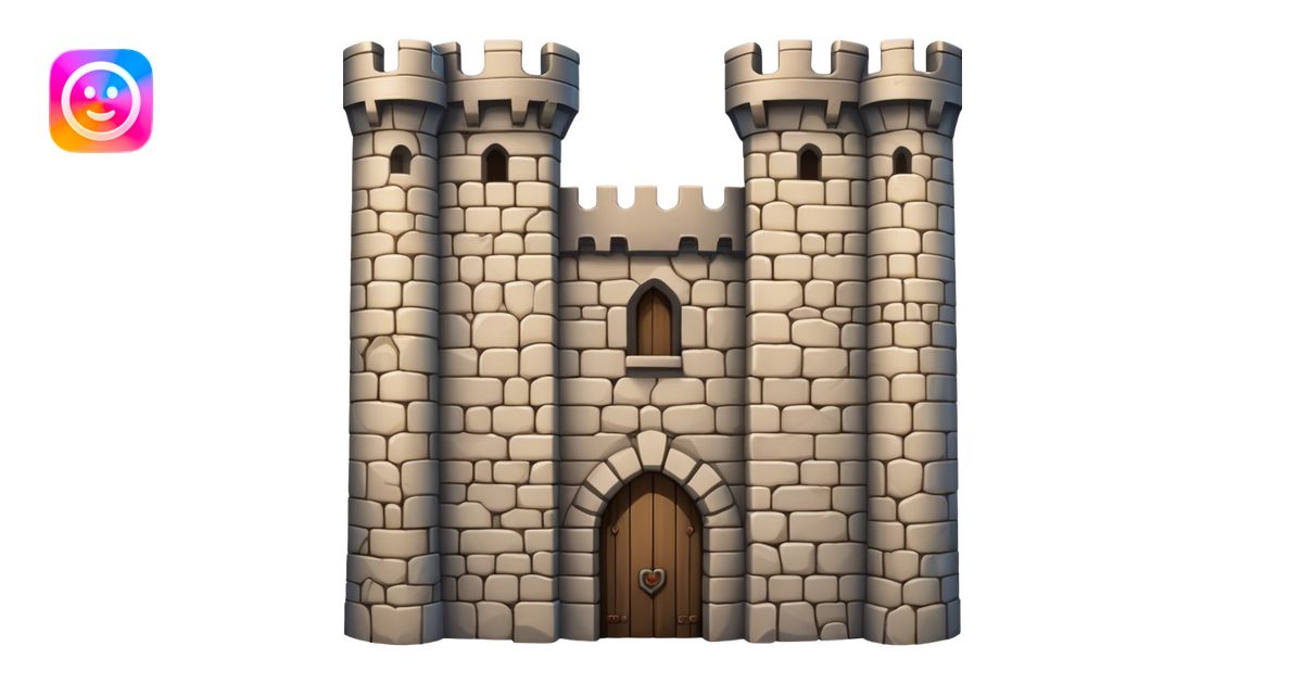 castle wall emoji | AI Emoji Generator