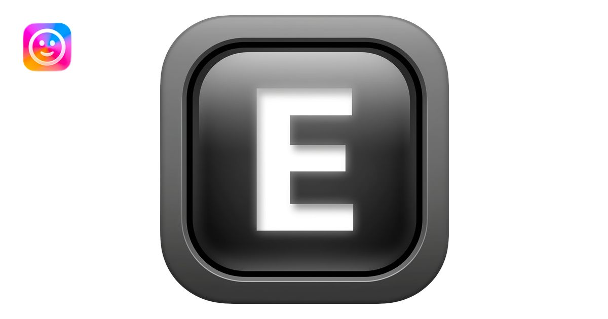 E alphabet push button emoji | AI Emoji Generator