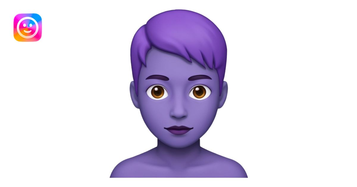person user purple emoji | AI Emoji Generator