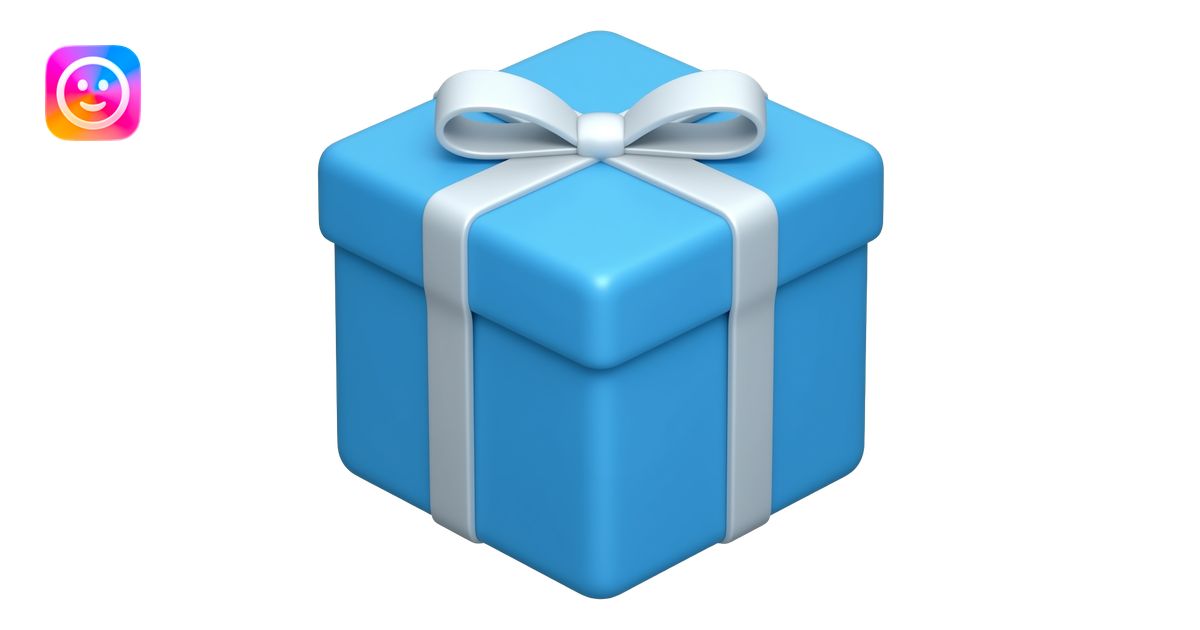 blue box emoji | AI Emoji Generator