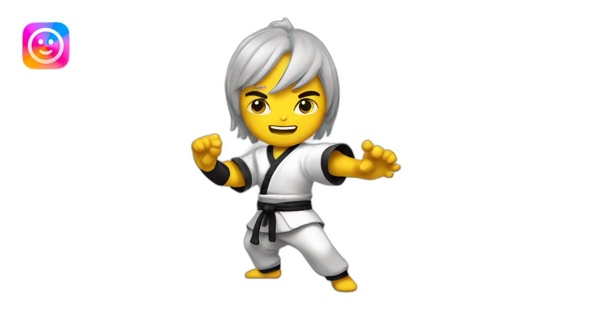 Kung fu emoji | AI Emoji Generator