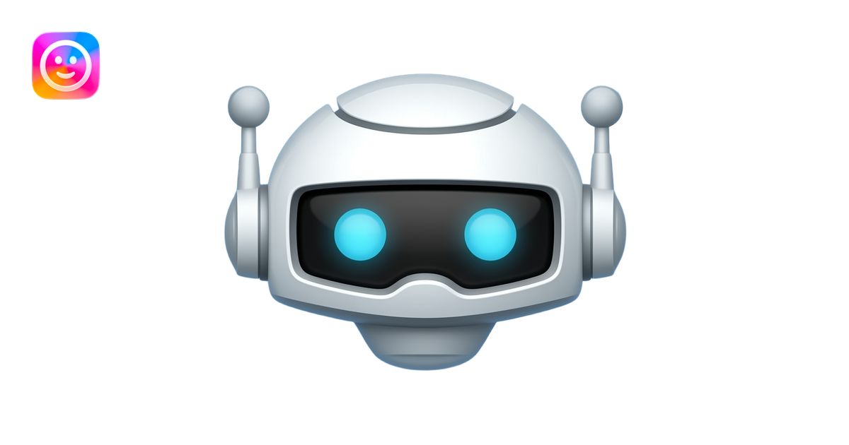 ai chatbot emoji to copy and paste in coding to show that this emoji ...