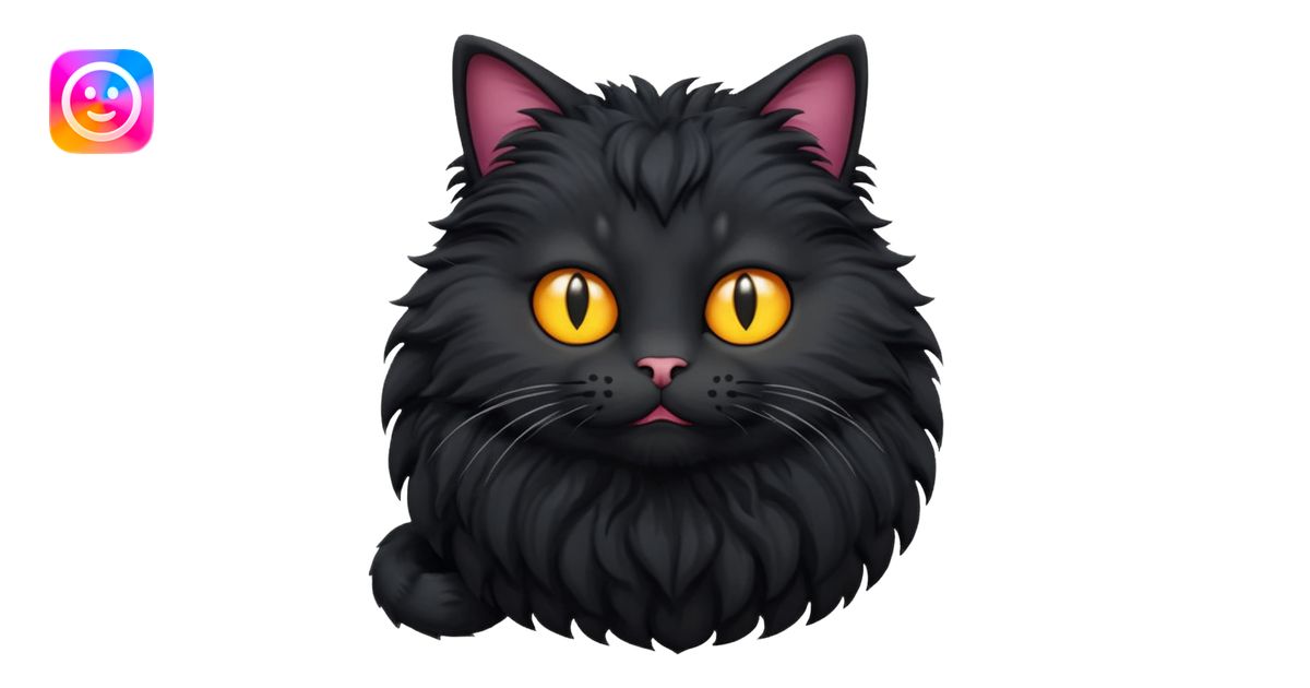 The cat Behemoth from The Master and Margarita emoji | AI Emoji Generator