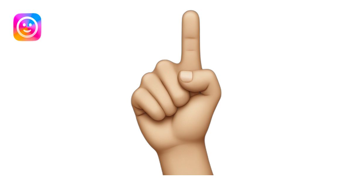 a finger pointing towards us, to indicate YOU emoji | AI Emoji Generator