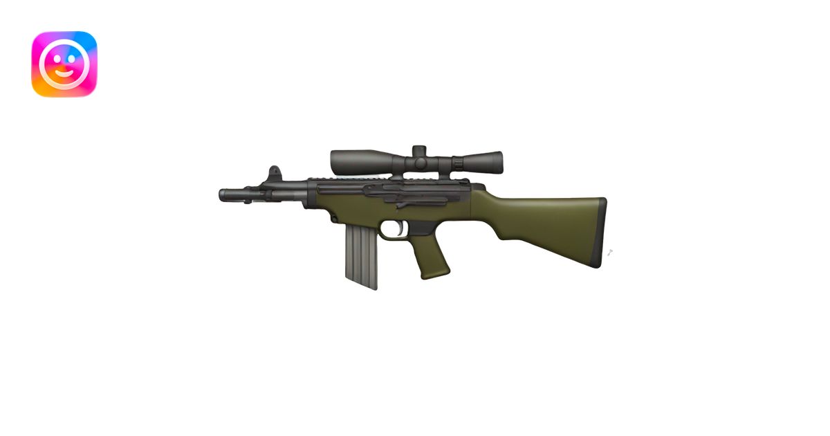 military rifle emoji | AI Emoji Generator