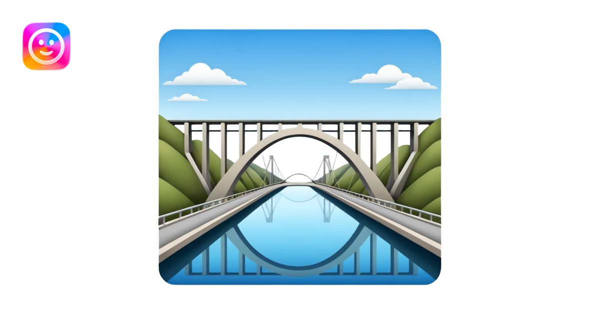 modern bridge emoji | AI Emoji Generator