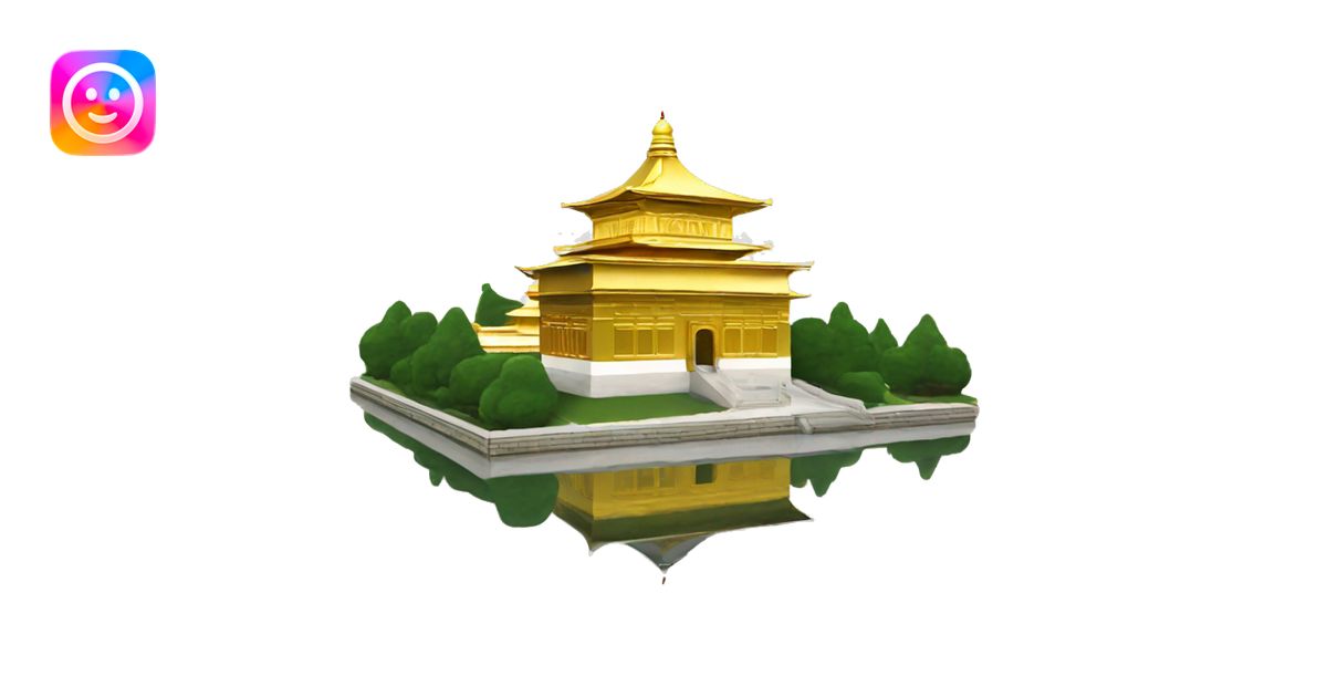golden temple with big round pointy dome emoji | AI Emoji Generator
