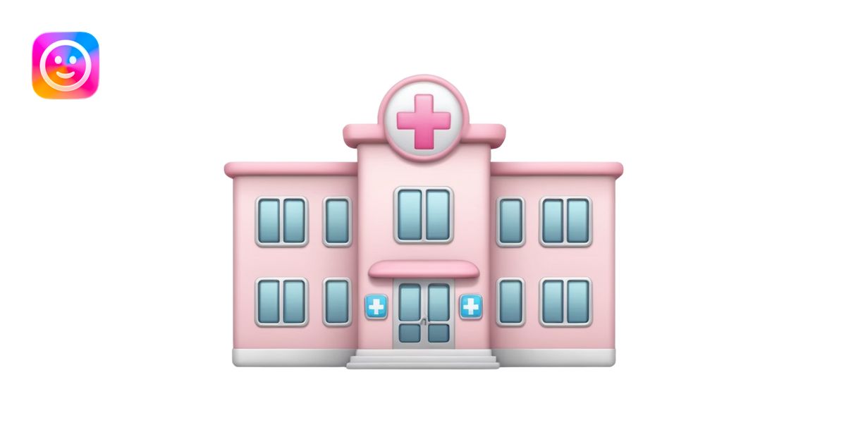 cute hospital light pink emoji | AI Emoji Generator