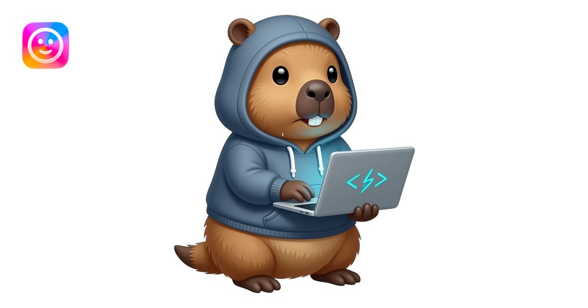 capybara developer emoji | AI Emoji Generator