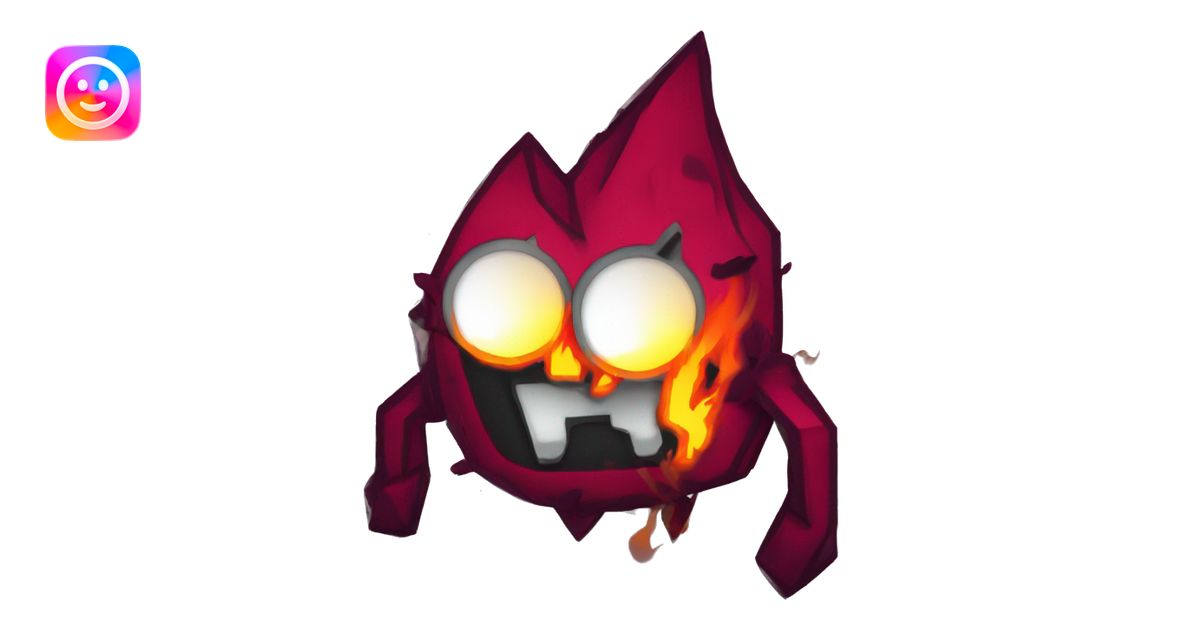 Geometry dash: Fire in the hole (Level hardness) emoji | AI Emoji Generator