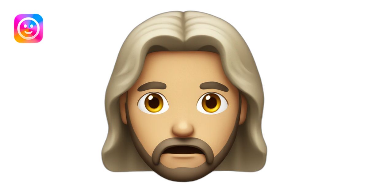 Jesus angry emoji | AI Emoji Generator