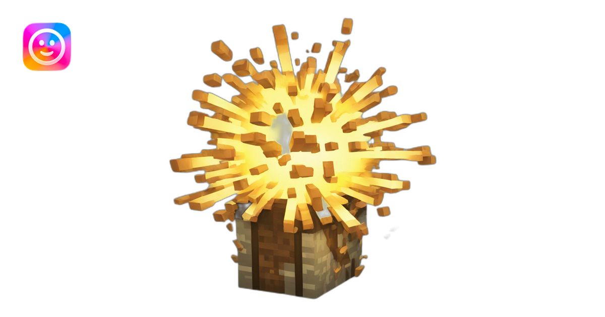 Minecraft explosion emoji | AI Emoji Generator