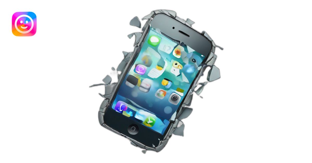 broken iphone emoji | AI Emoji Generator
