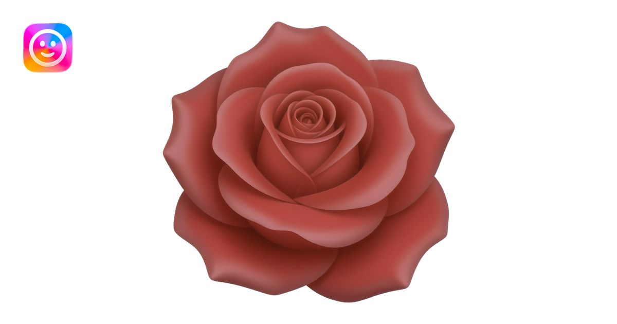 Realistic vector rose, saturated red with crimson undertones, detailed ...