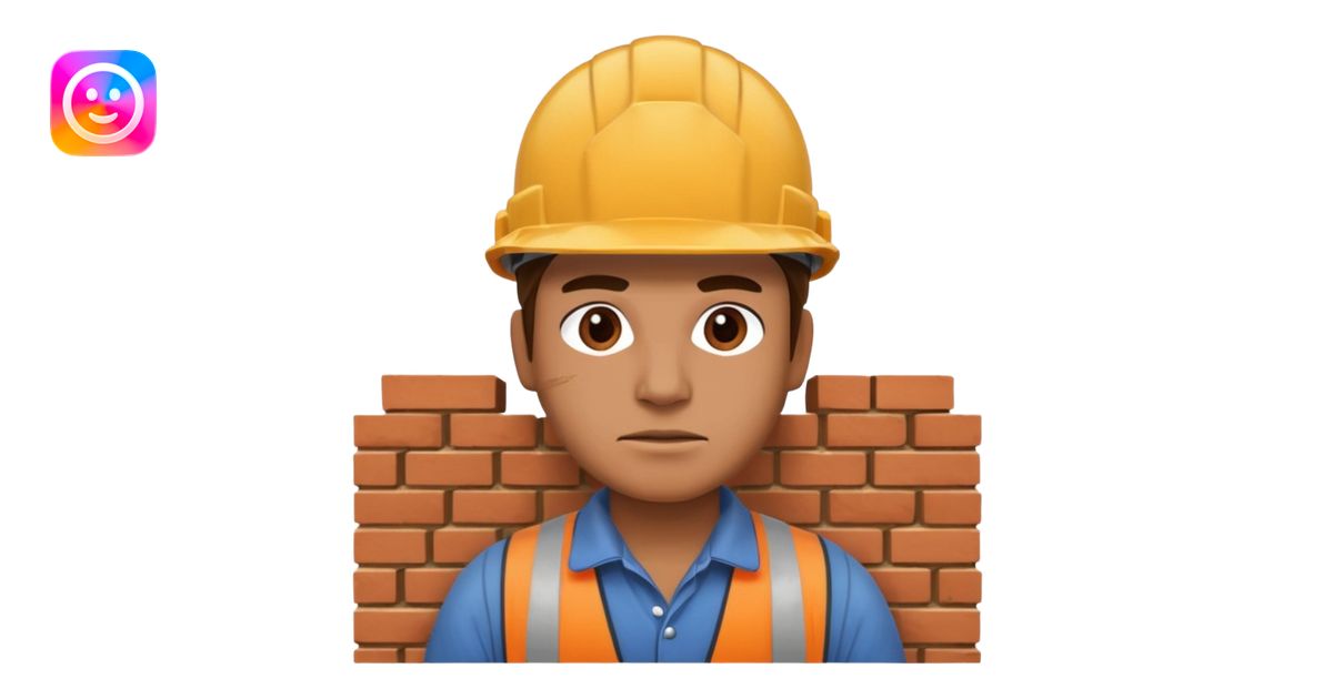 bricklayer emoji | AI Emoji Generator