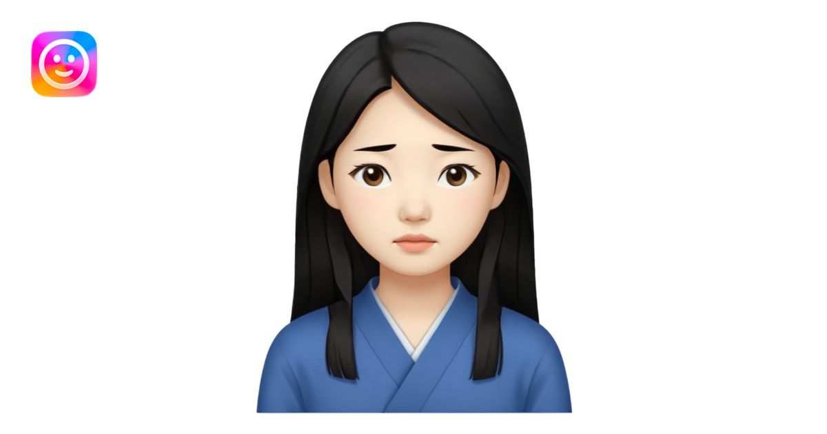 Korean woman, East Asian features, female human face avatar, headshot ...