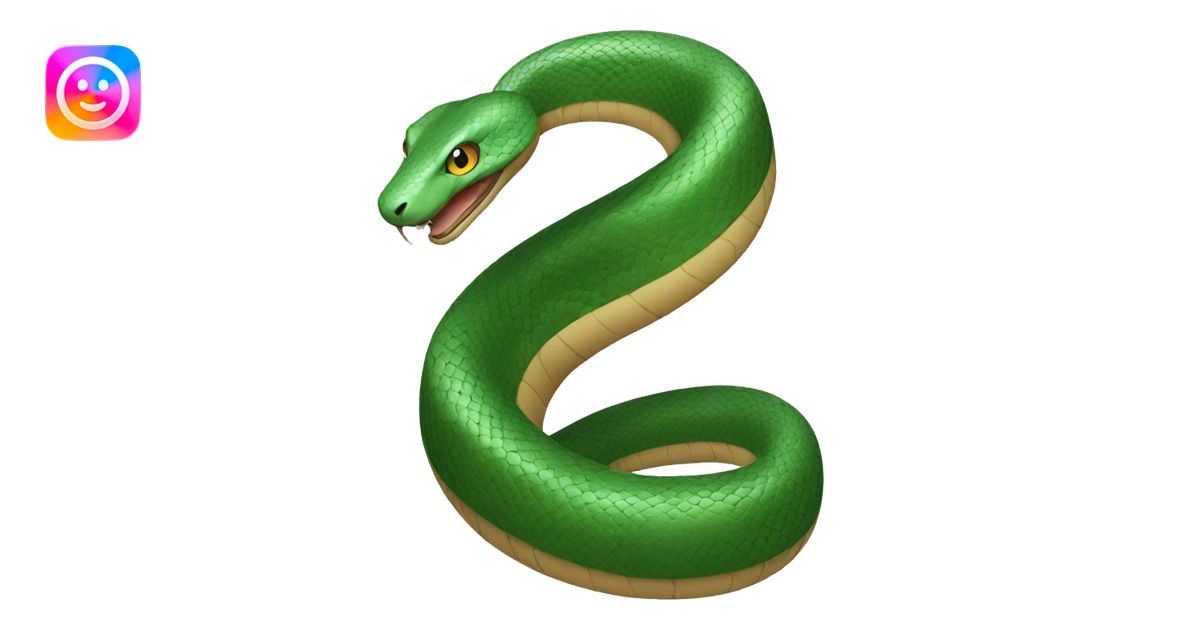 Snake emoji | AI Emoji Generator