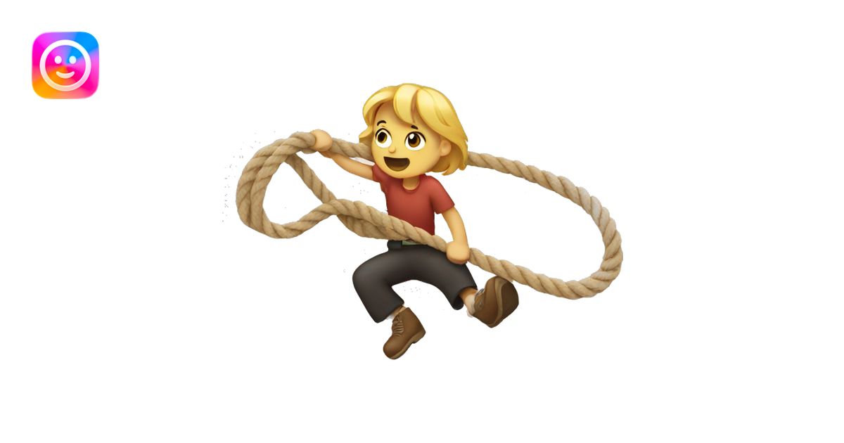pulling a rope emoji | AI Emoji Generator