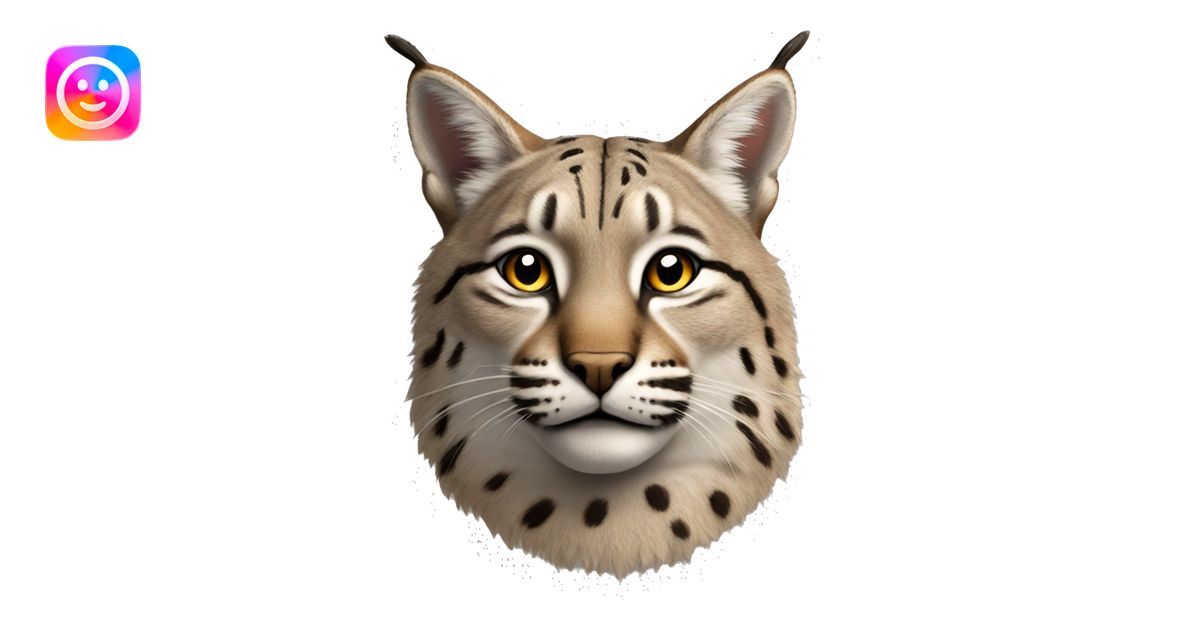 Bobcat thinking face emoji | AI Emoji Generator