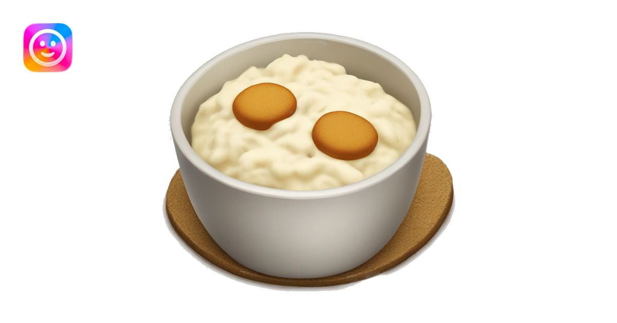 Pounded yam and egusi emoji | AI Emoji Generator