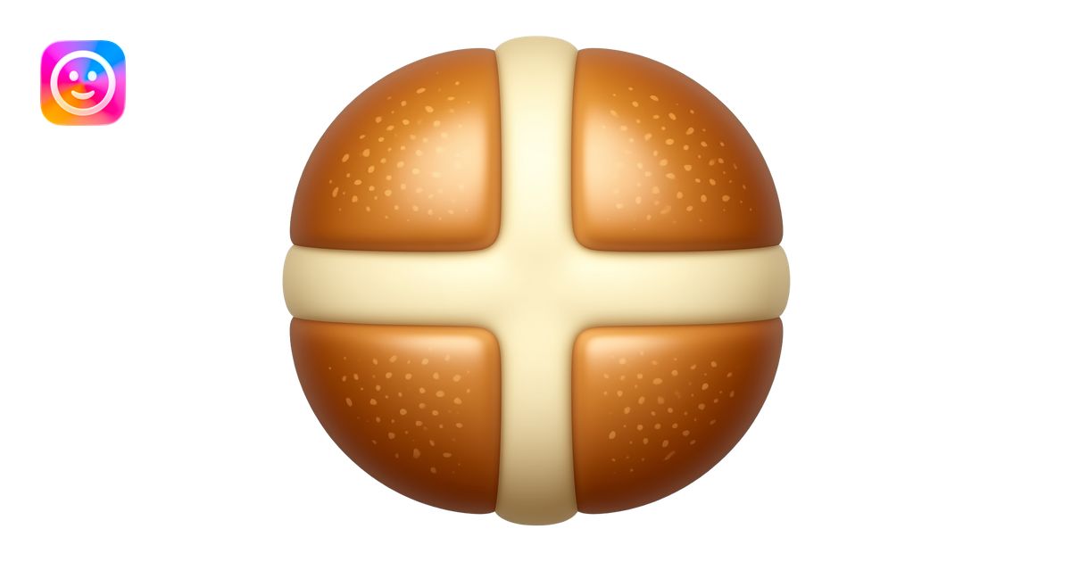THE HOT CROSS BREAD AND THE SOURDOUGH BREAD emoji | AI Emoji Generator