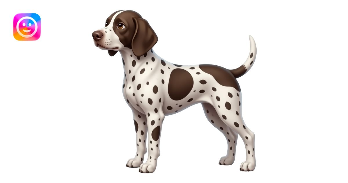 German Shorthair pointer emoji | AI Emoji Generator