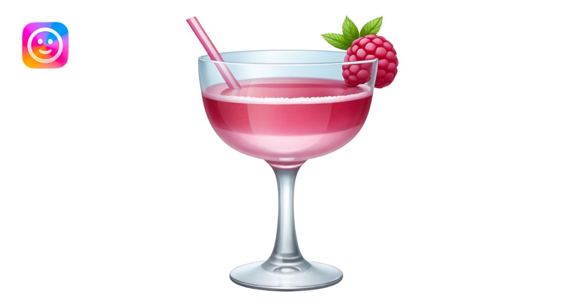 light pink cocktail emoji | AI Emoji Generator