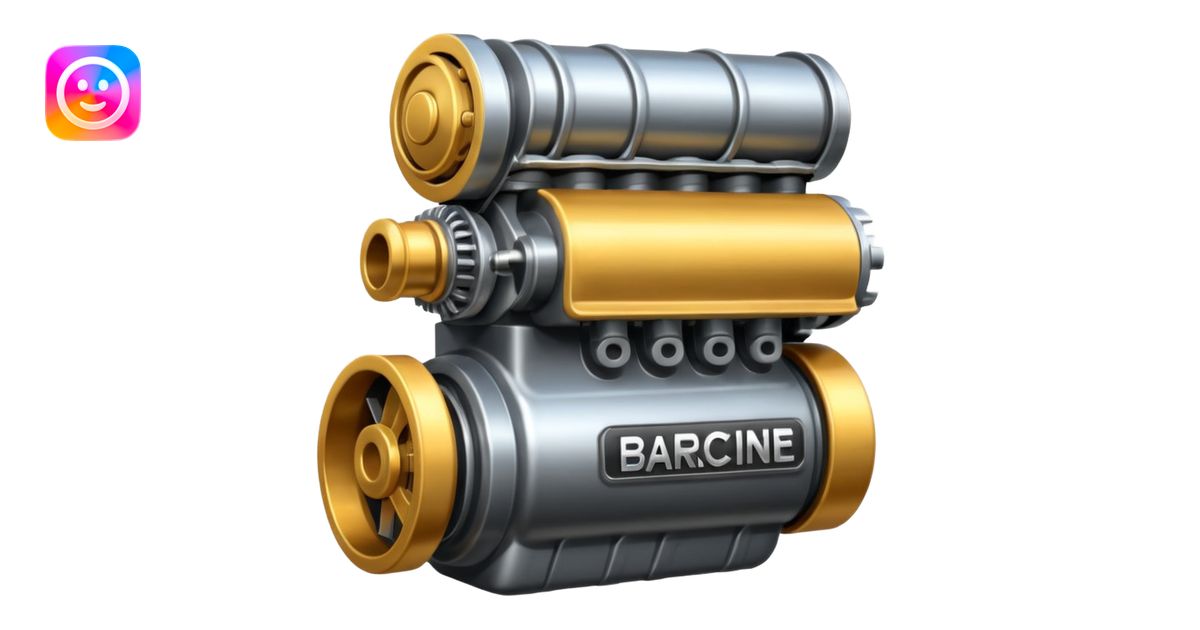 create an emoji of Barcengine is the superpower name The engine that ...