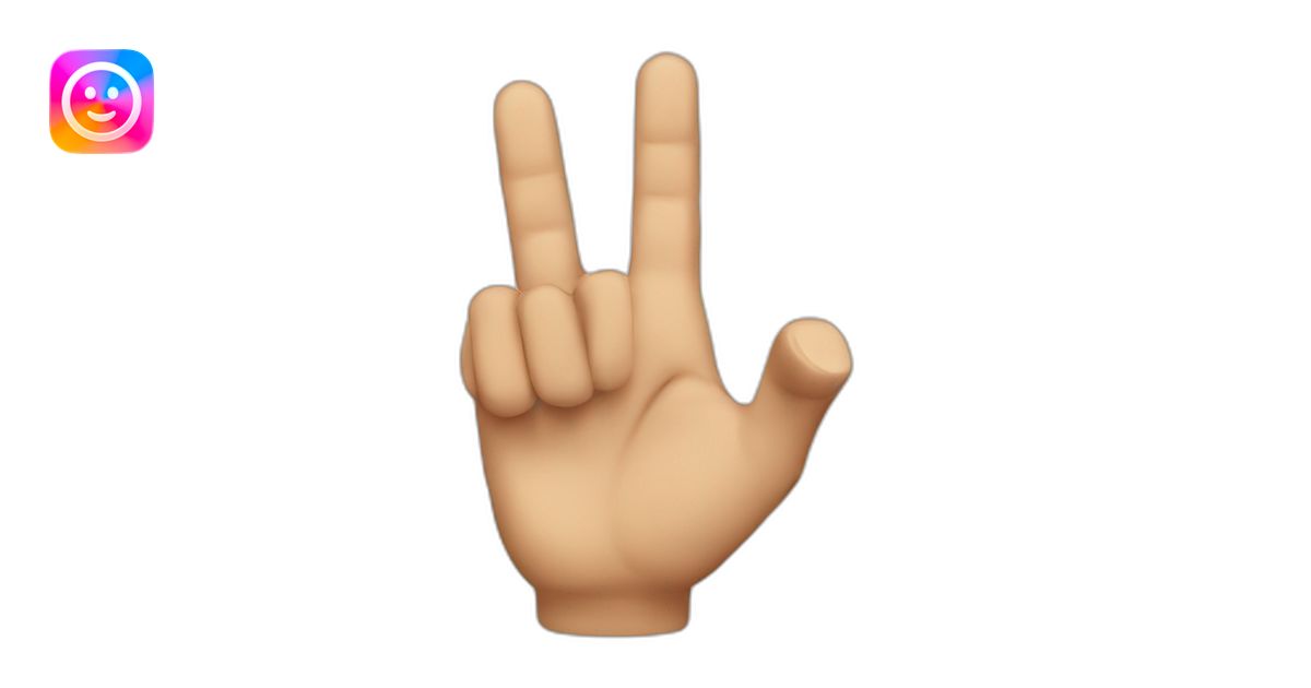 Flip finger emoji | AI Emoji Generator