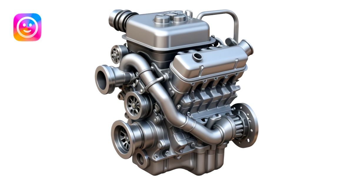 Toyota 2JZ turbo engine emoji | AI Emoji Generator