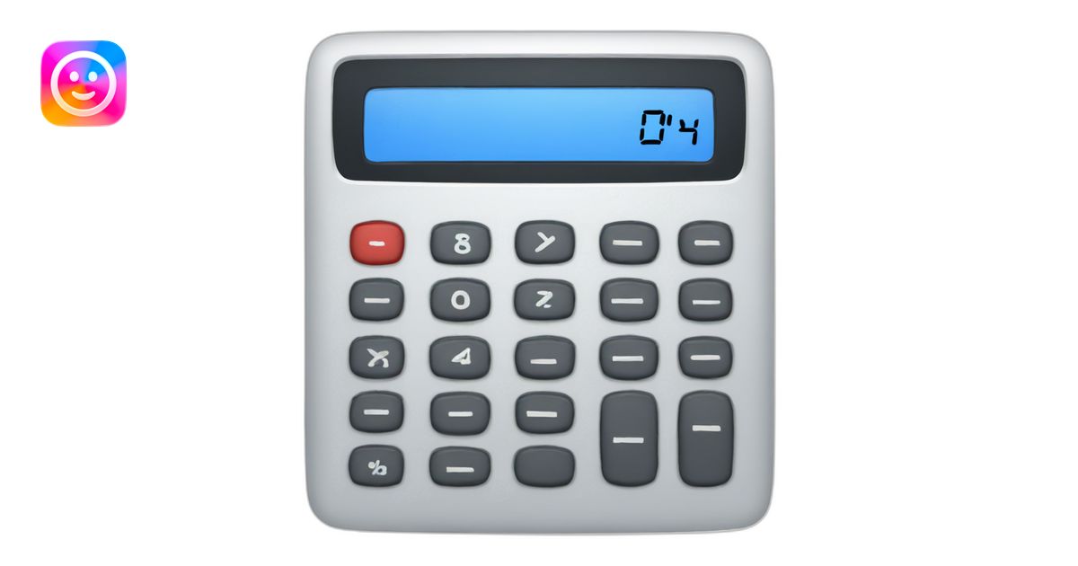 calculator emoji | AI Emoji Generator